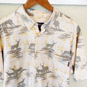Woolrich Button Down Deer Shirt